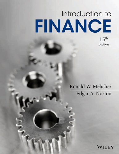 test bank for Introduction to Finance melicher