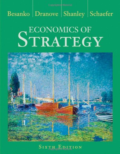 Economics of Strategy besanko test bank