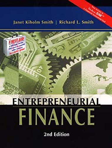 Entrepreneurial Finance test bank