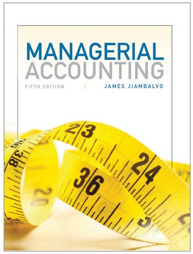 managerial accounting Jiambalvo test bank