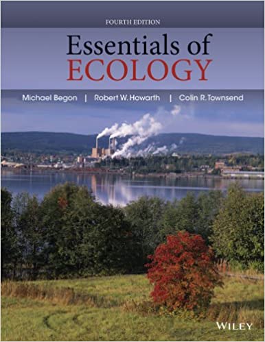 Essentials of Ecology by begon. Test Bank 