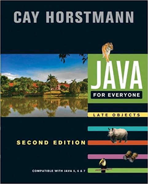 test bank for Java for everyone by Horstmann