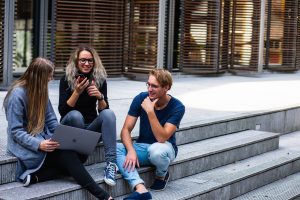 A group of students studying in one of the US Colleges