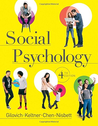 test bank for Social Psychology by Gilovich