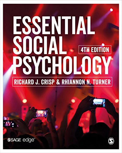 test bank & practice questions for Essential Social Psychology by Crisp 4e