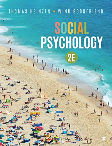 (exam questions and test bank) for Social Psychology by Heinzen,2e