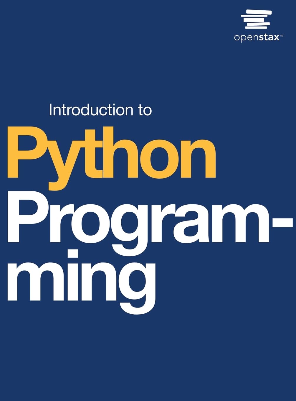 Cover image: test bank for Introduction to Python Programming by Openstax