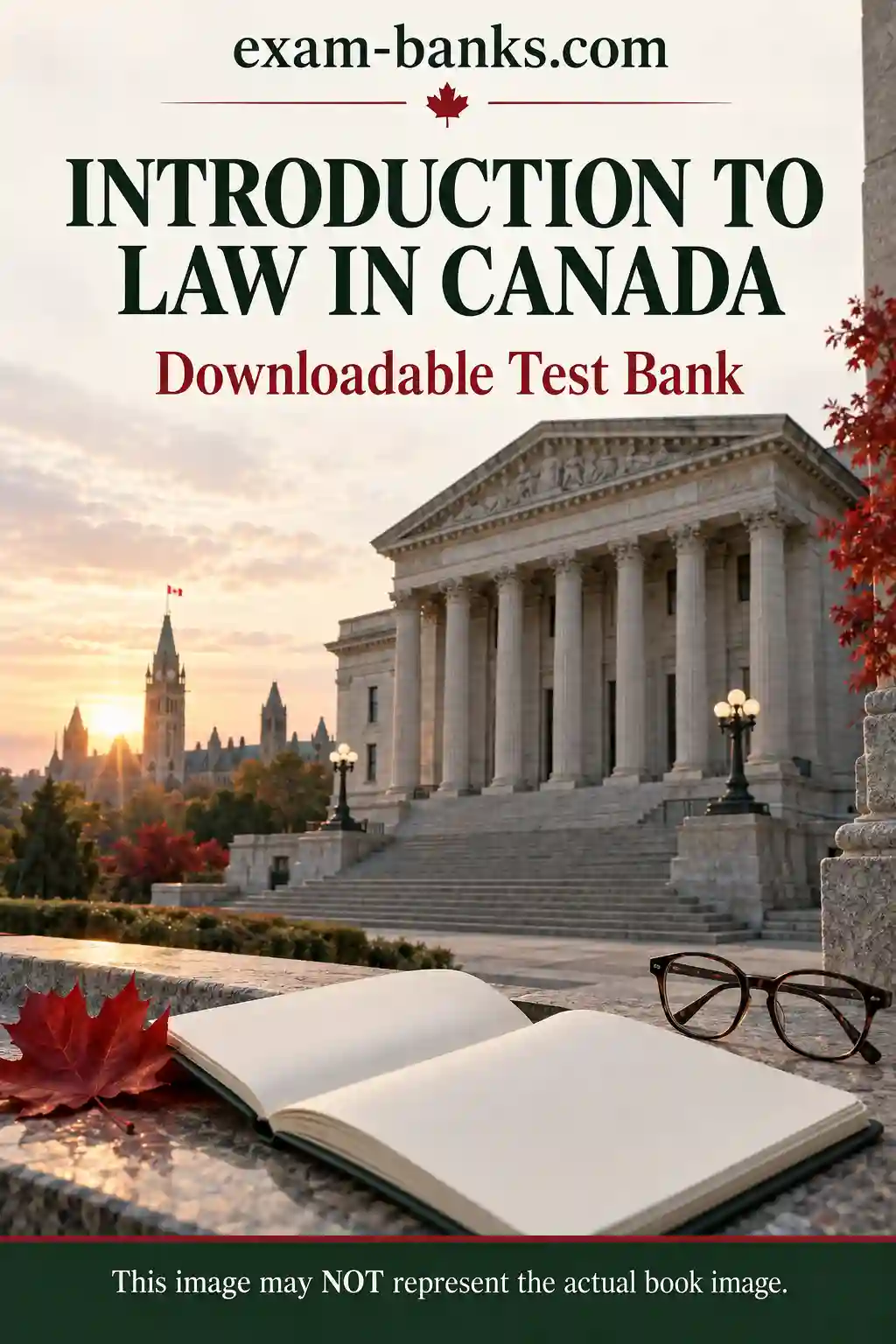 an image showing cover photo of the test bank for Introduction to Law in Canada by John Fairlie 2e