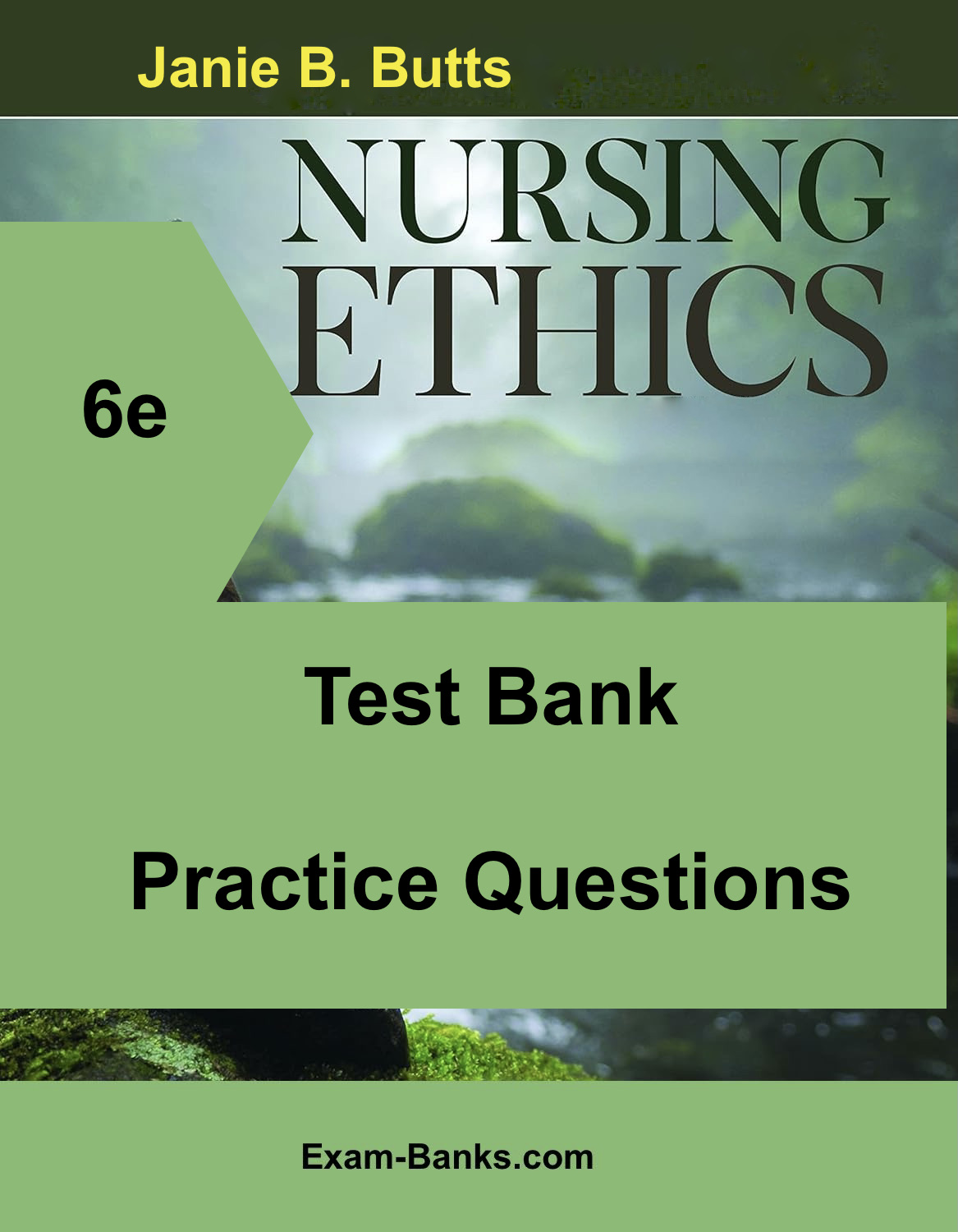 Nursing Ethics Test Bank, Butts 6e. Practice questions for exploring ethical principles in patient care and nursing practice.