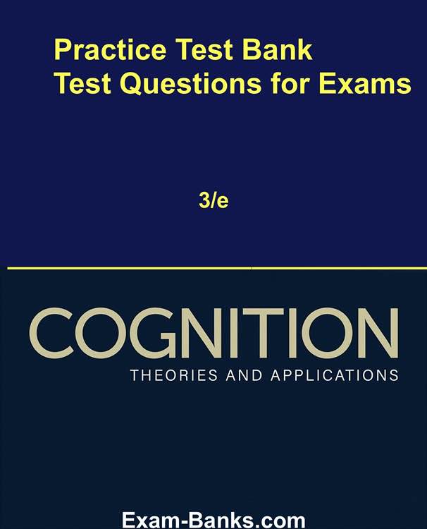 Test Bank Image: Cognition Theories and Applications | Reed, 10e