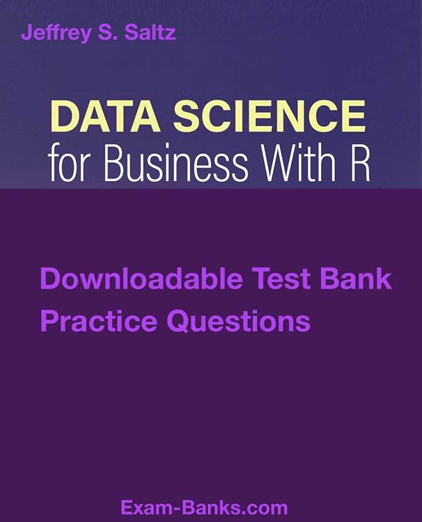 test bank image: data science by Saltz