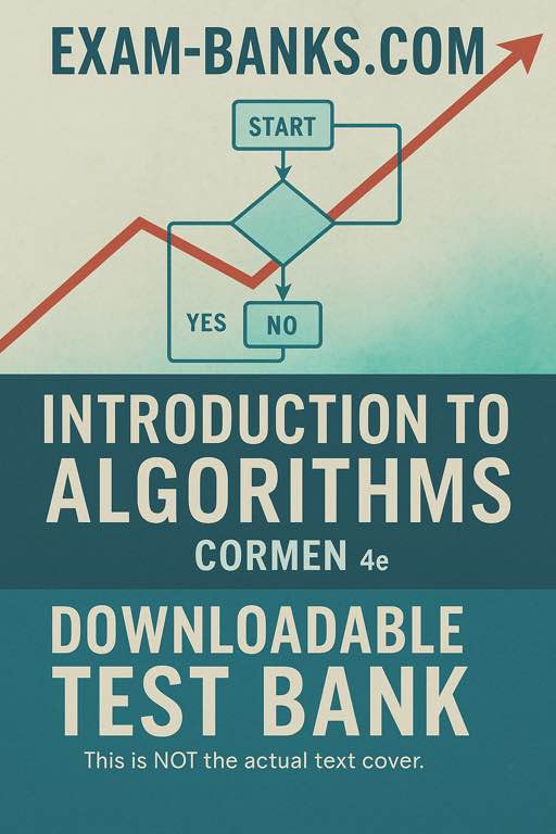 cover image: Test bank for Introduction to Algorithms by Cormen, 4th Edition