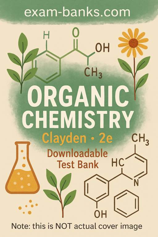 Organic Chemistry Clayden test bank cover image