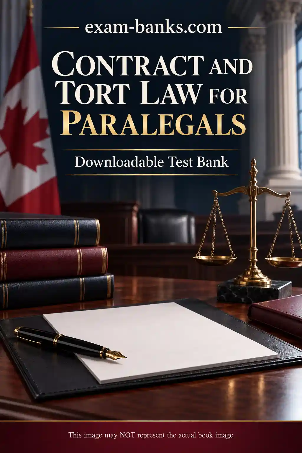 Digital test bank cover for MacLean's Contract and Tort Law for Paralegals 3rd Edition