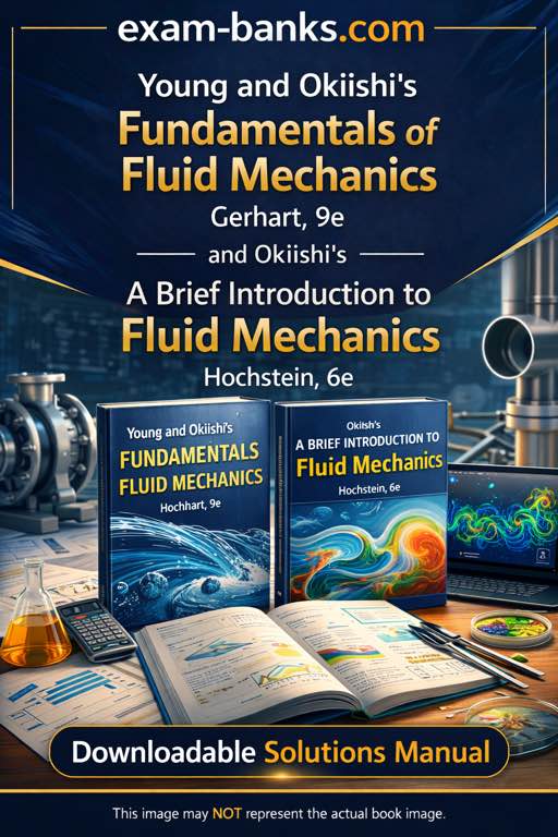 cover image illustrating the solutions manual for Fundamentals of Fluid Mechanics and Brief Introduction to Fluid Mechanics.