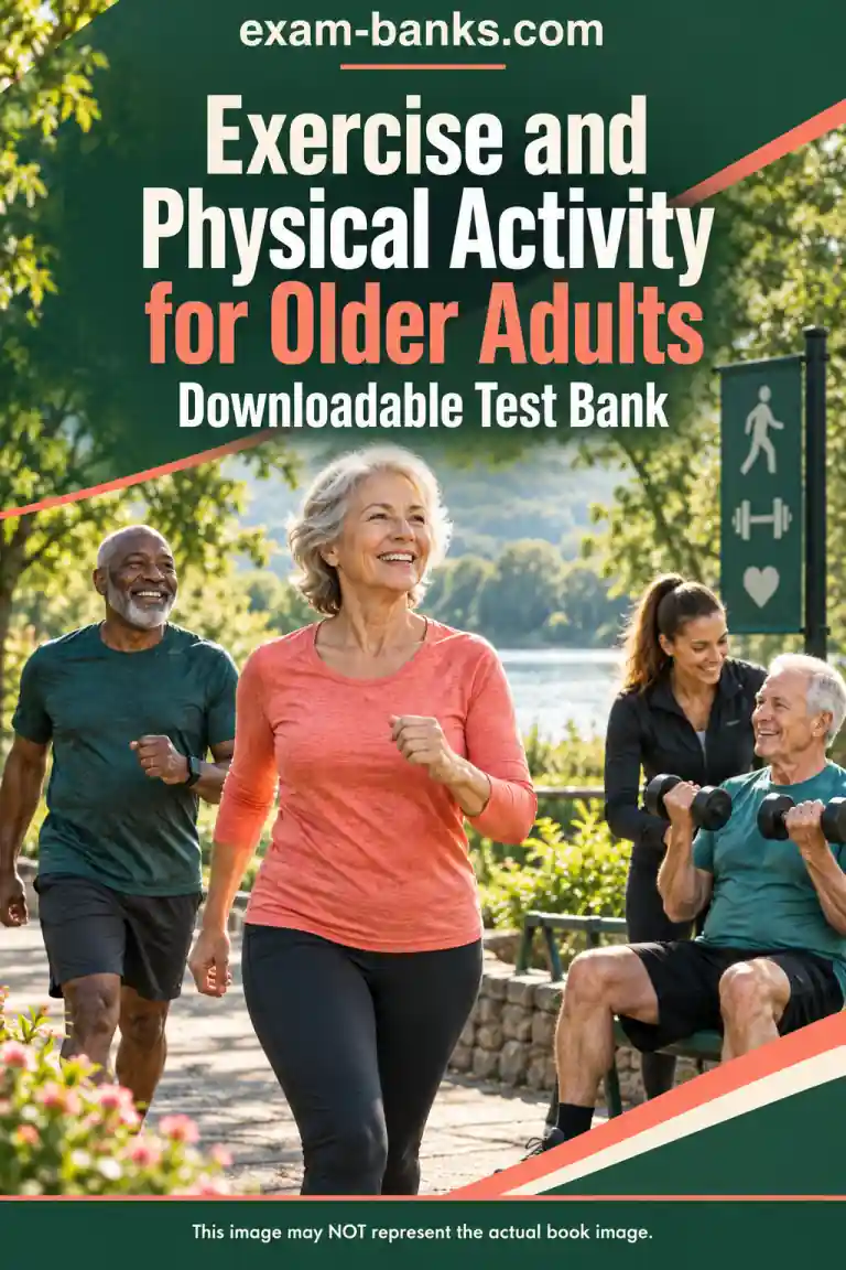 test bank cover image: Exercise and Physical Activity for Older Adults, Bouchard.