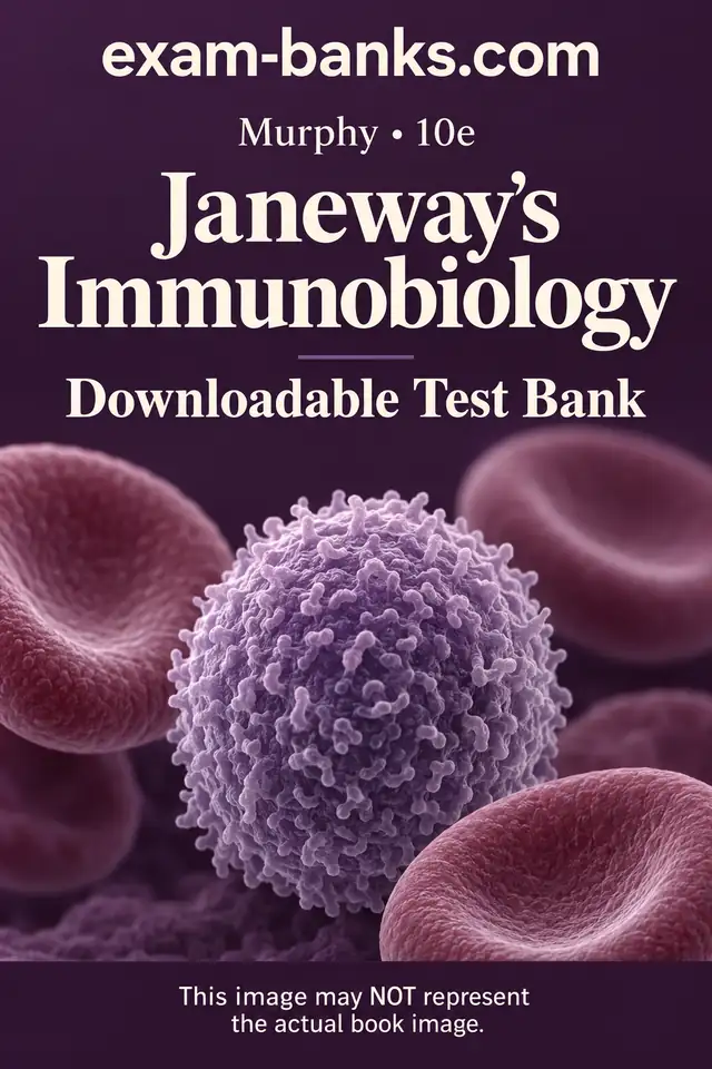 a featured image representing the test bank cover image of Janeway's Immunobiology, Murphy,10e
