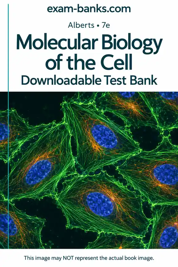 a high quality image representing the test bank for Molecular Biology of the Cell,Alberts, 7e